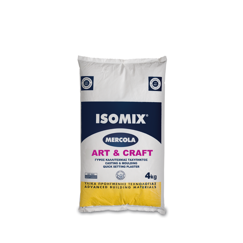 ISOMIX ART & CRAFT 4KG WHITE (FAST SETTING PLASTER)